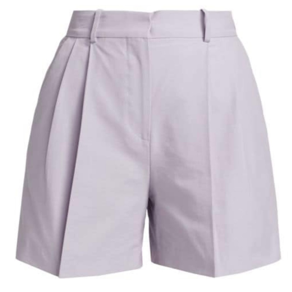 Aknvas Purple High Waist Tailored Shorts